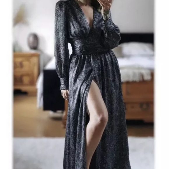 Zara Limited Edition Long Printed Dress - Picture 4 of 13